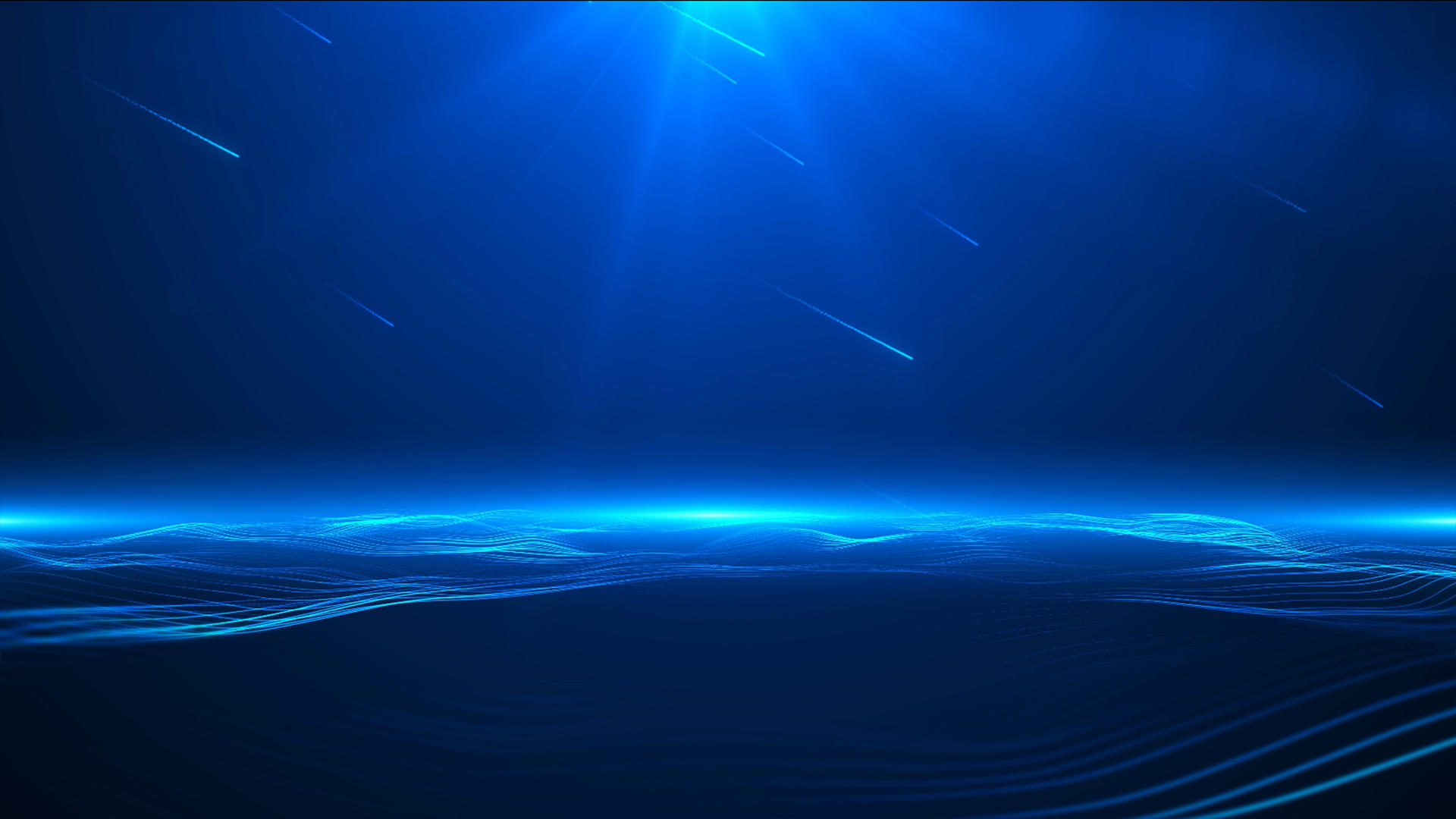 4K蓝色粒子空间舞台背景视频的预览图