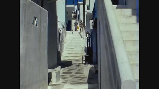 希腊1978米科诺斯街景11视频的预览图