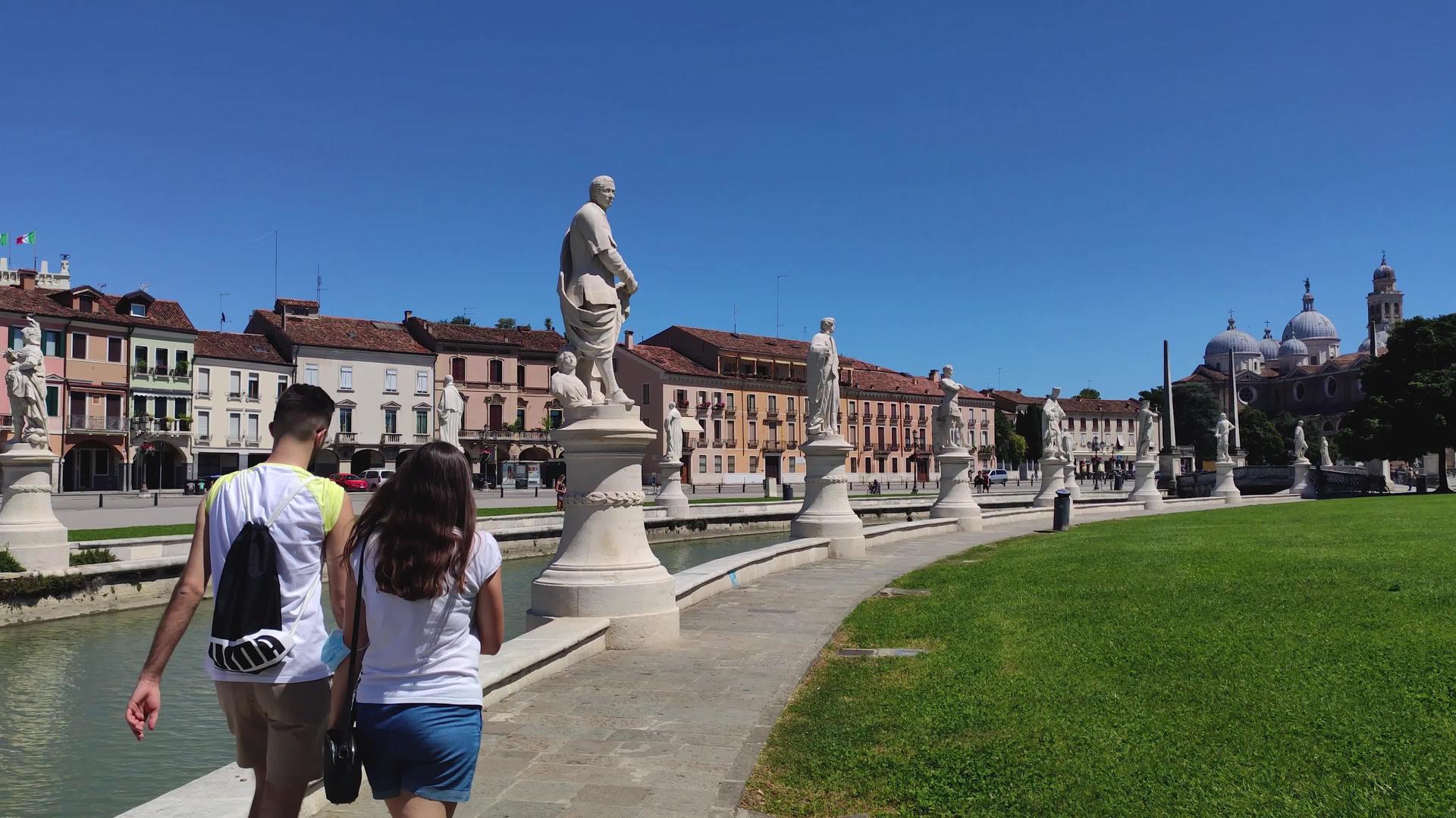著名的广场位于意大利帕杜阿视频的预览图