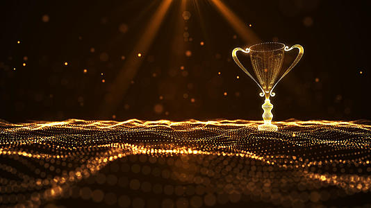 4k颁奖晚会金色背景视频的预览图