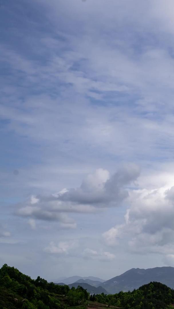 云海天空天际线蓝天白云素材视频的预览图