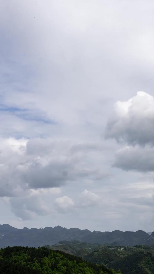 云海天空天际线蓝天白云素材视频的预览图