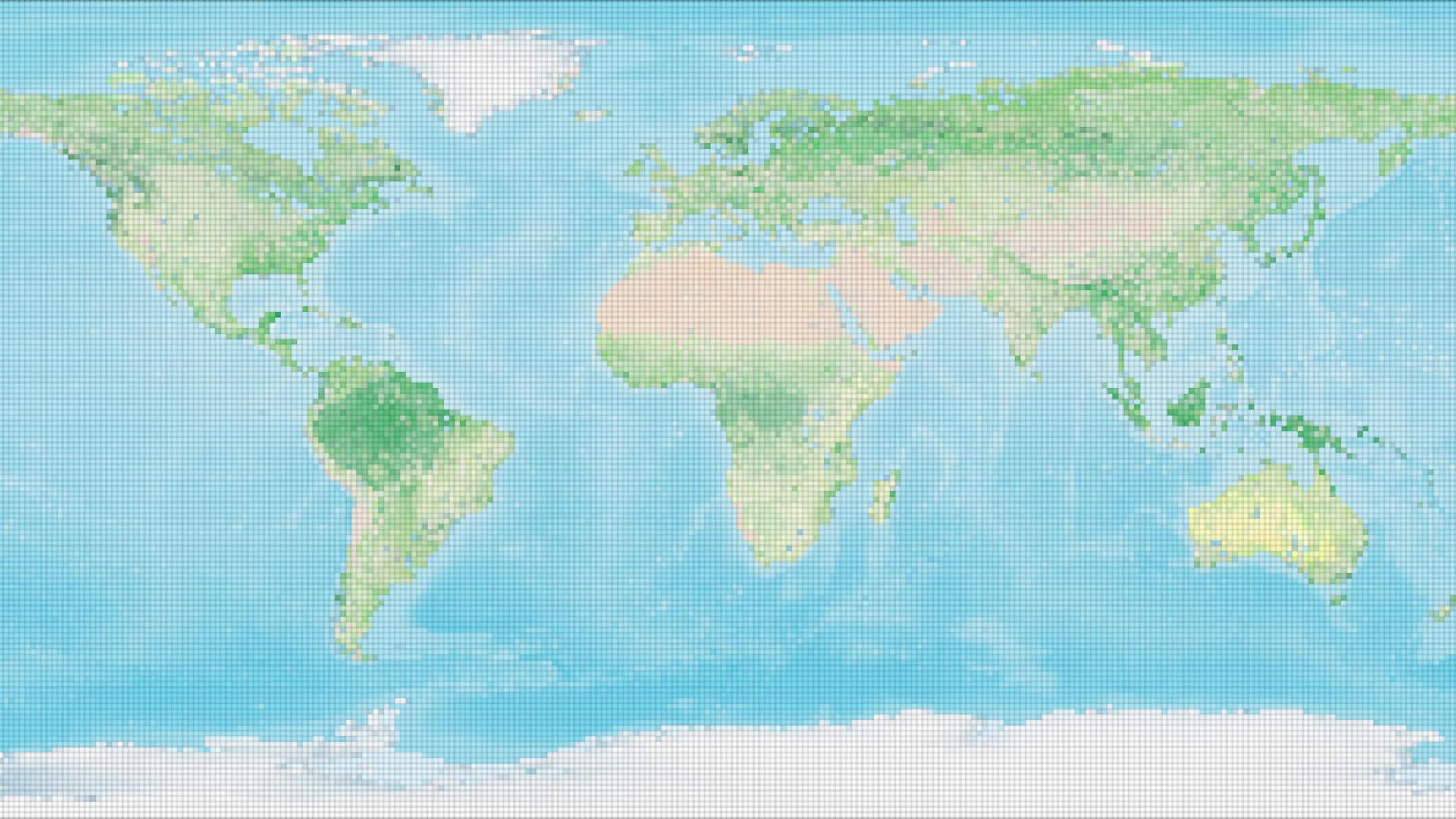 全球数字世界地图艺术小球TallSmallBall视频的预览图