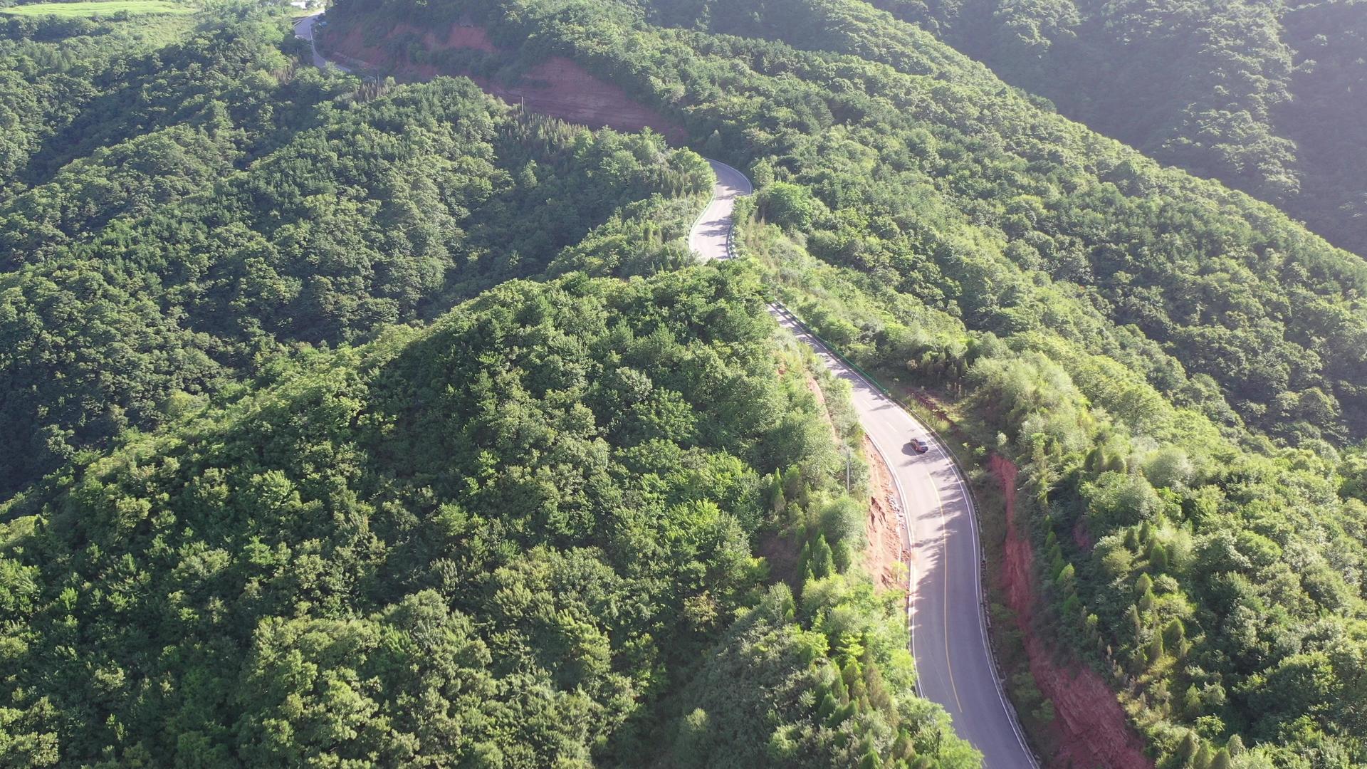 陕西石门山森林公园航拍视频的预览图