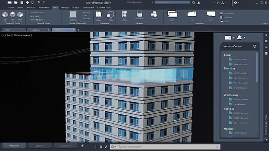 建筑设计师设计应用程序用户界面中的建筑原型App视频的预览图