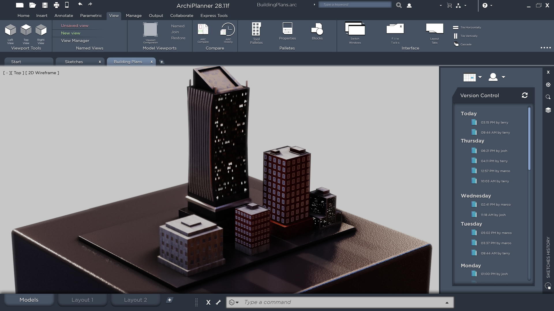 CadhudWeb城市程序用户界面上的城市开发和建设视频的预览图