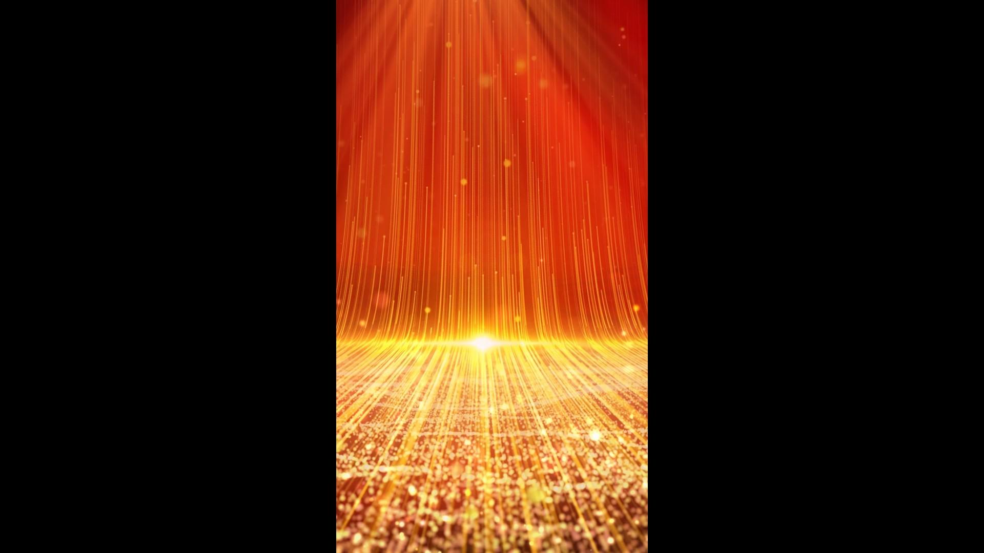 粒子金色光线晚会颁奖背景视频的预览图