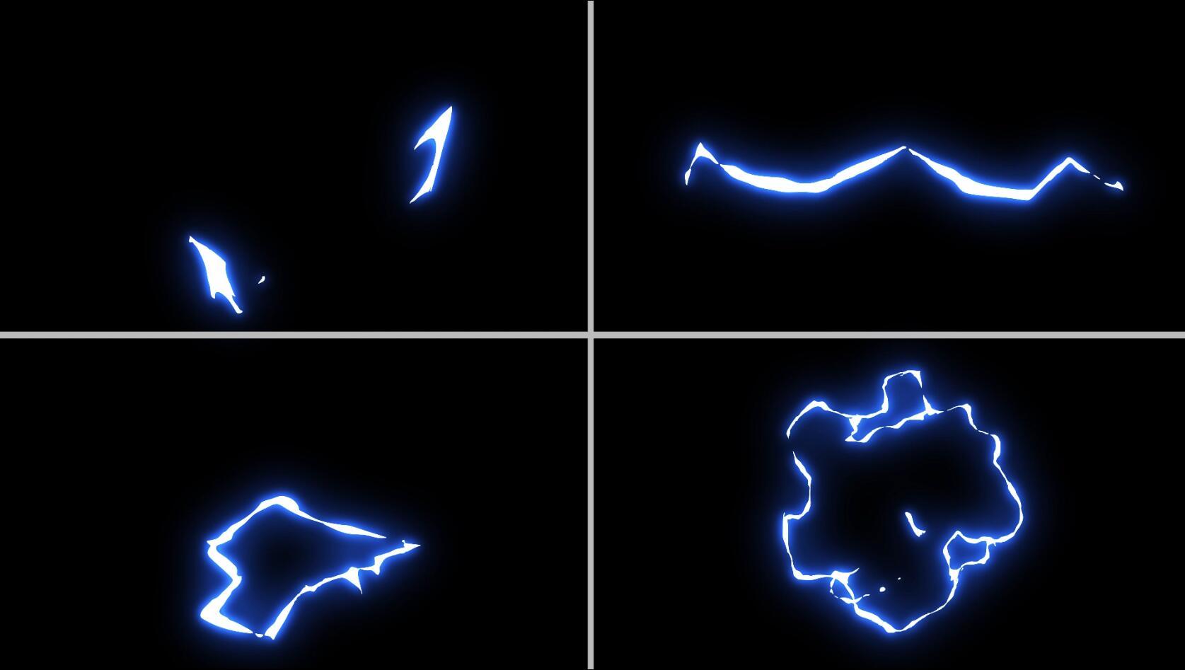 mg动态闪电雷电闪光视频元素视频的预览图