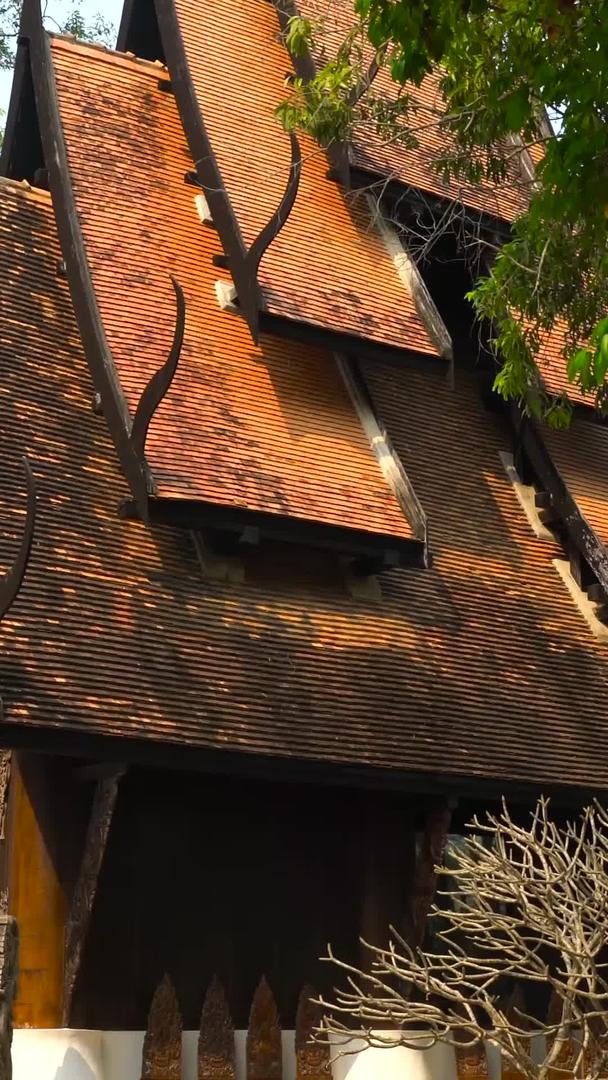 泰国清莱地标黑庙实拍集合视频的预览图