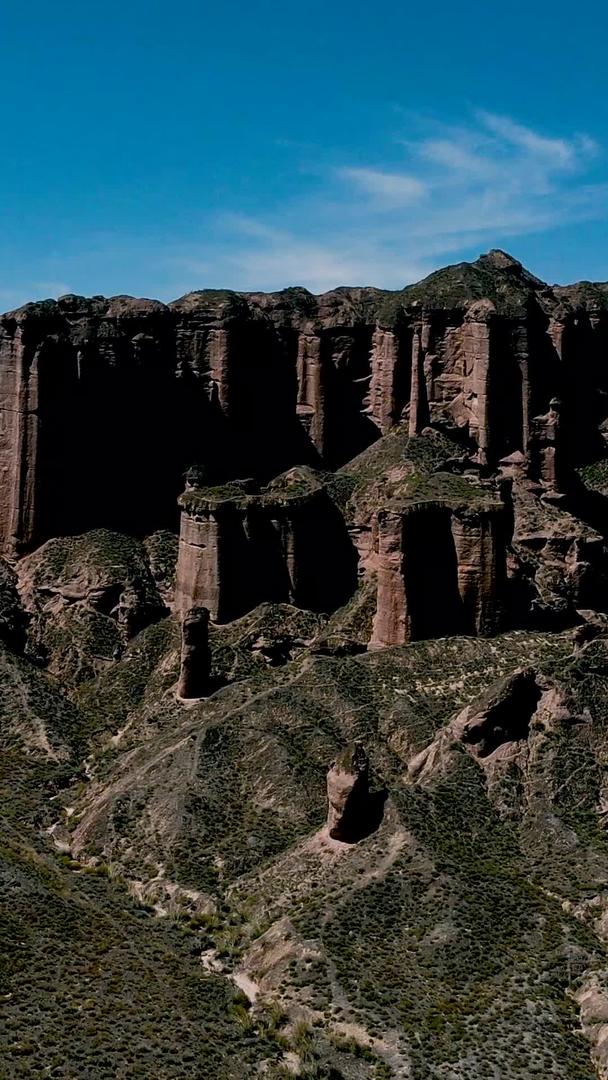甘肃张掖地质公园航拍世界地质公园视频素材视频的预览图
