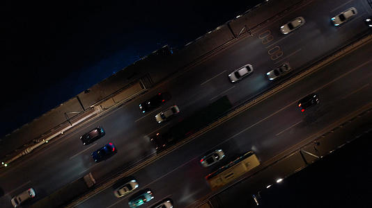猎德桥车流夜拍视频的预览图