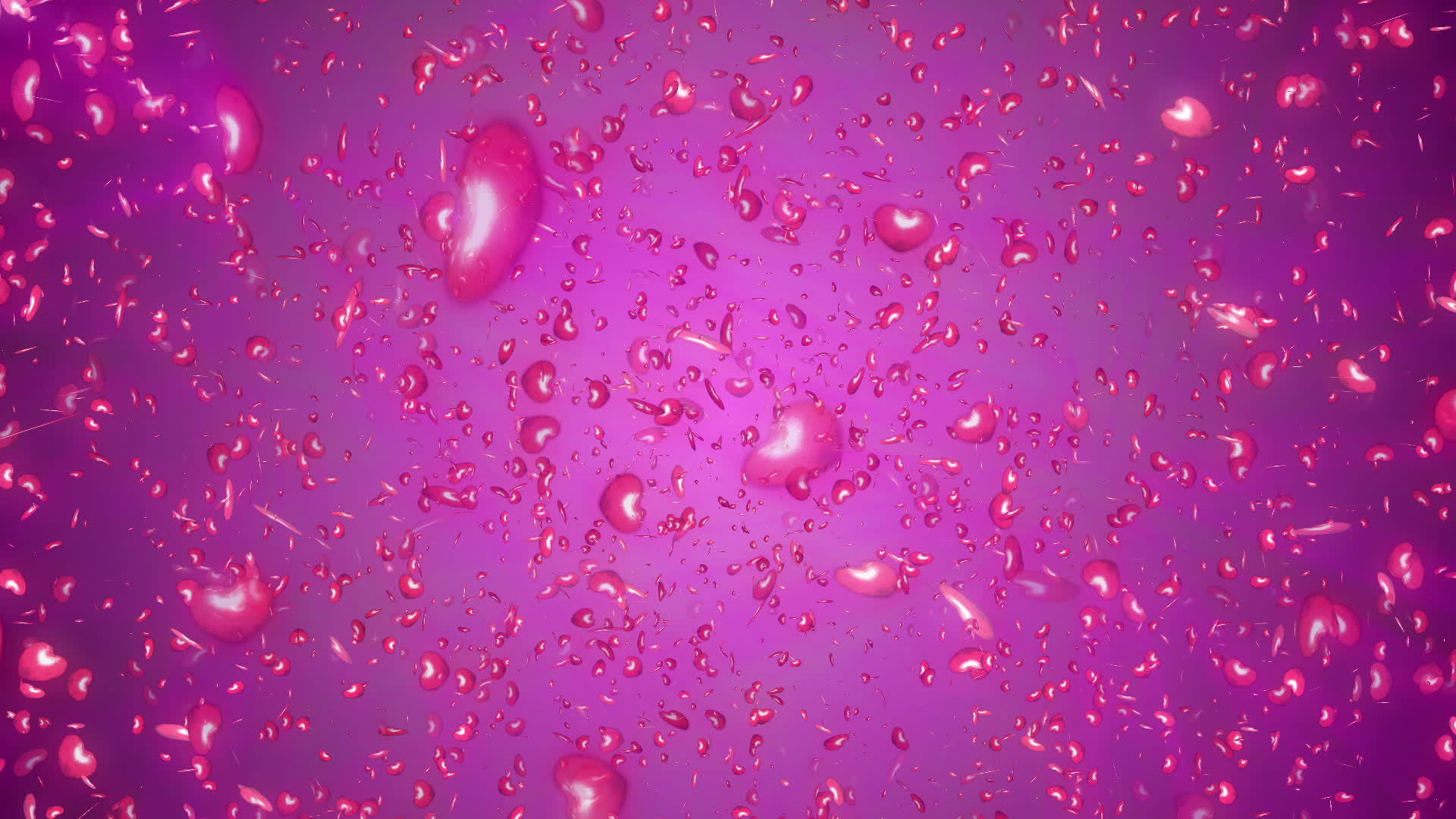许多红心粒子飞视频的预览图
