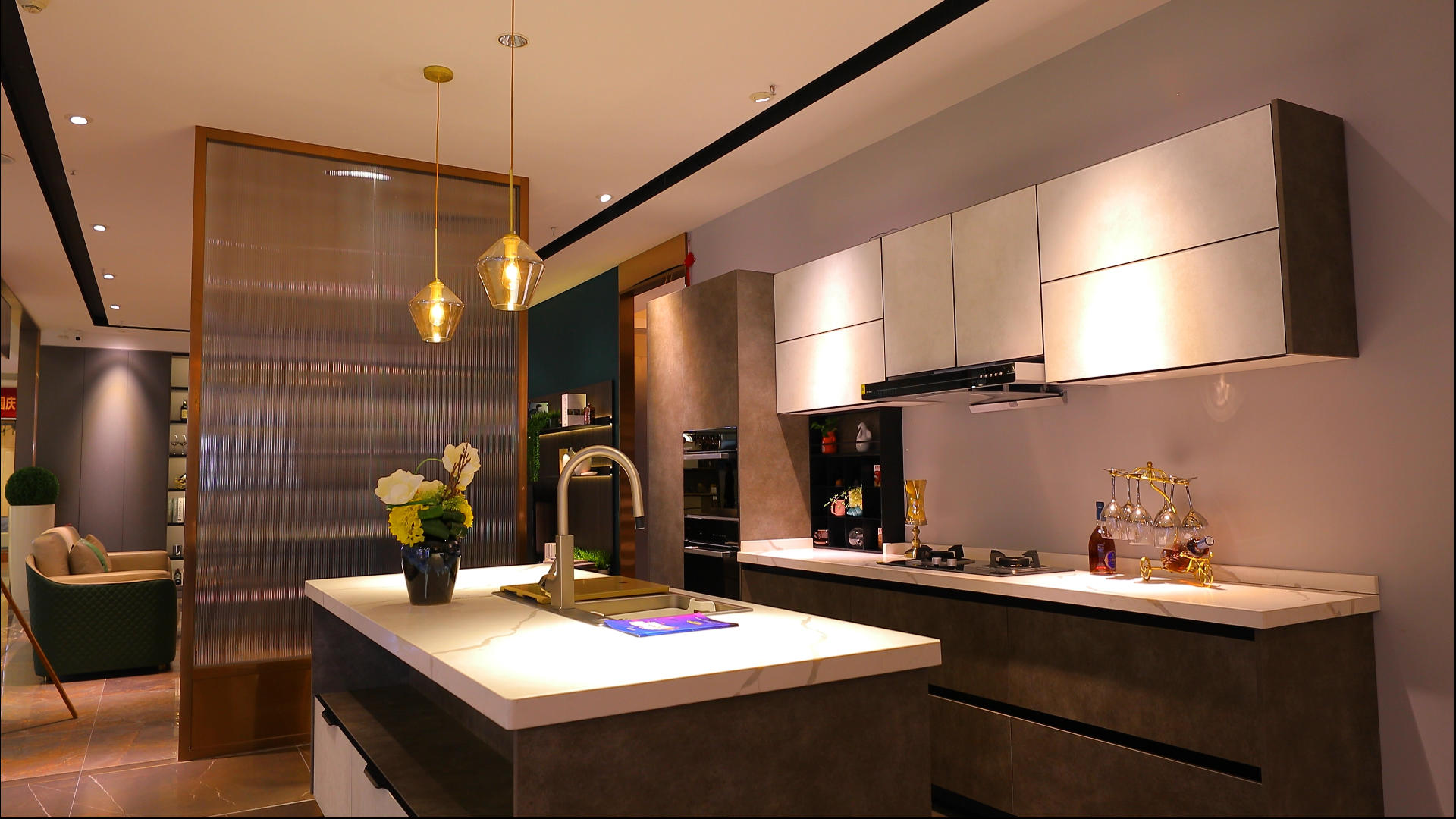 4k家具城家居样板间厨房设计视频的预览图