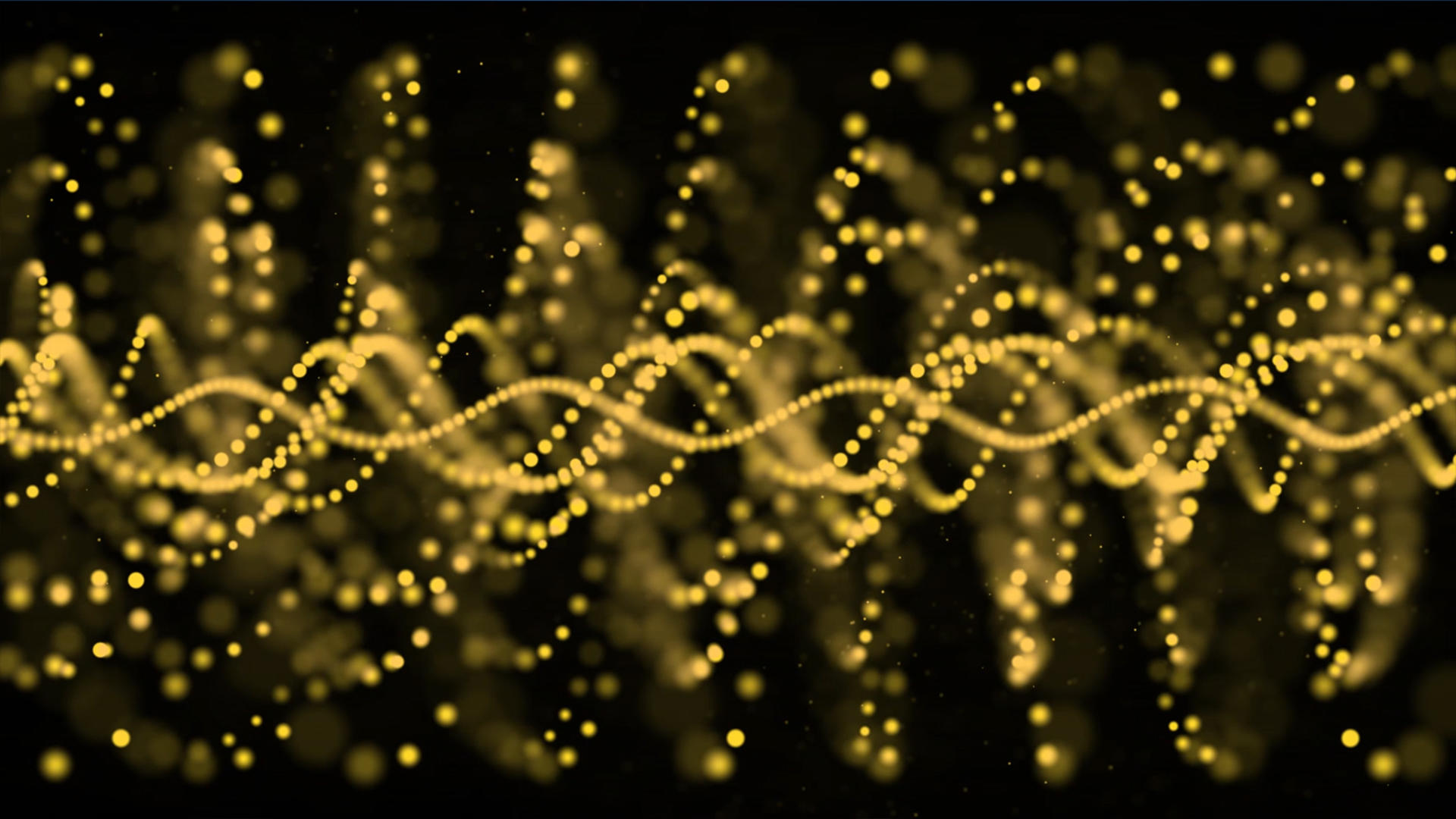 黄色粒子动画元素带透明度通道视频的预览图