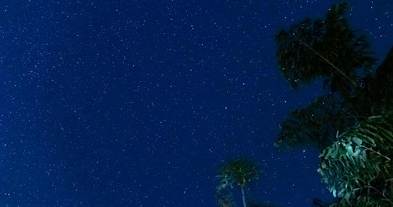 夏威夷大岛星空延时摄影视频的预览图