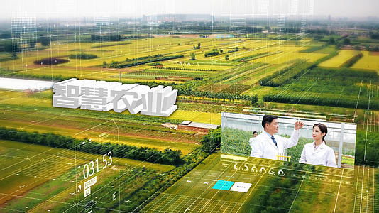 大气农业科技发展助建新农村企业宣传AE模板视频的预览图