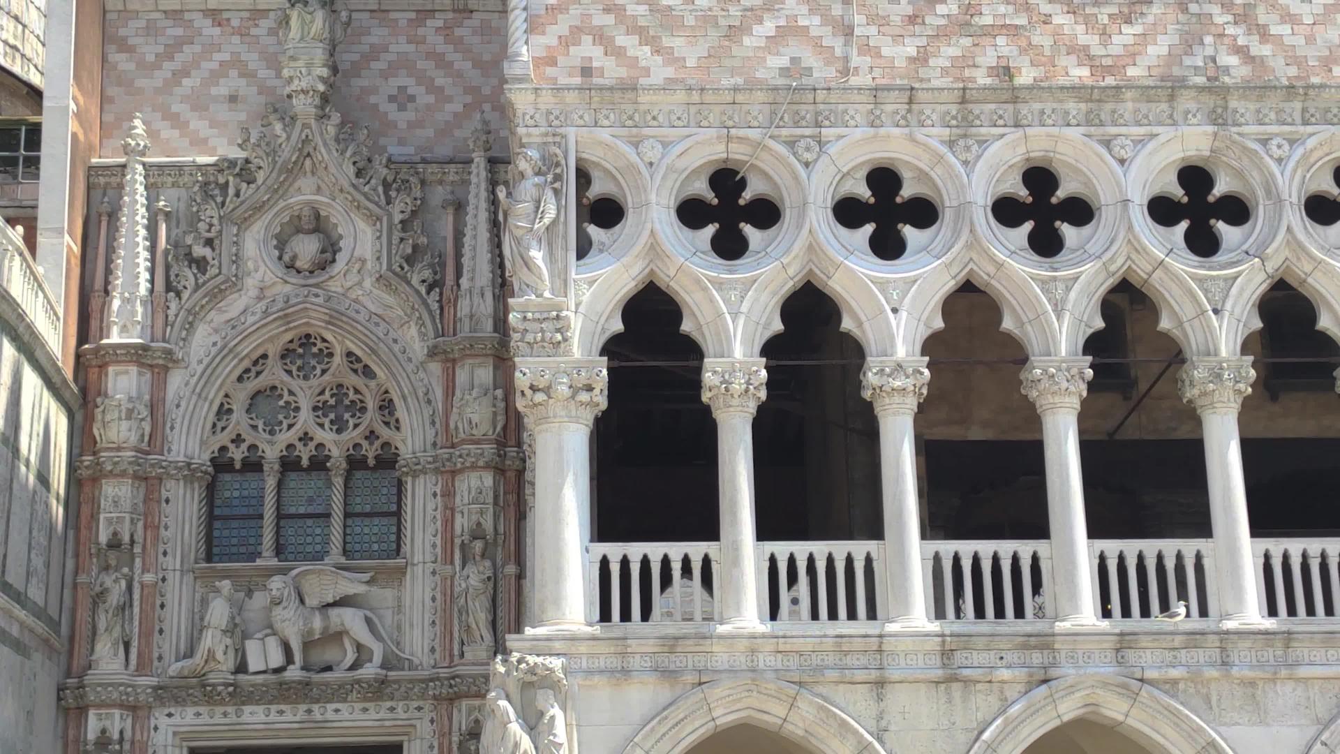 Venice意大利果冻Venice的着名建筑视频的预览图