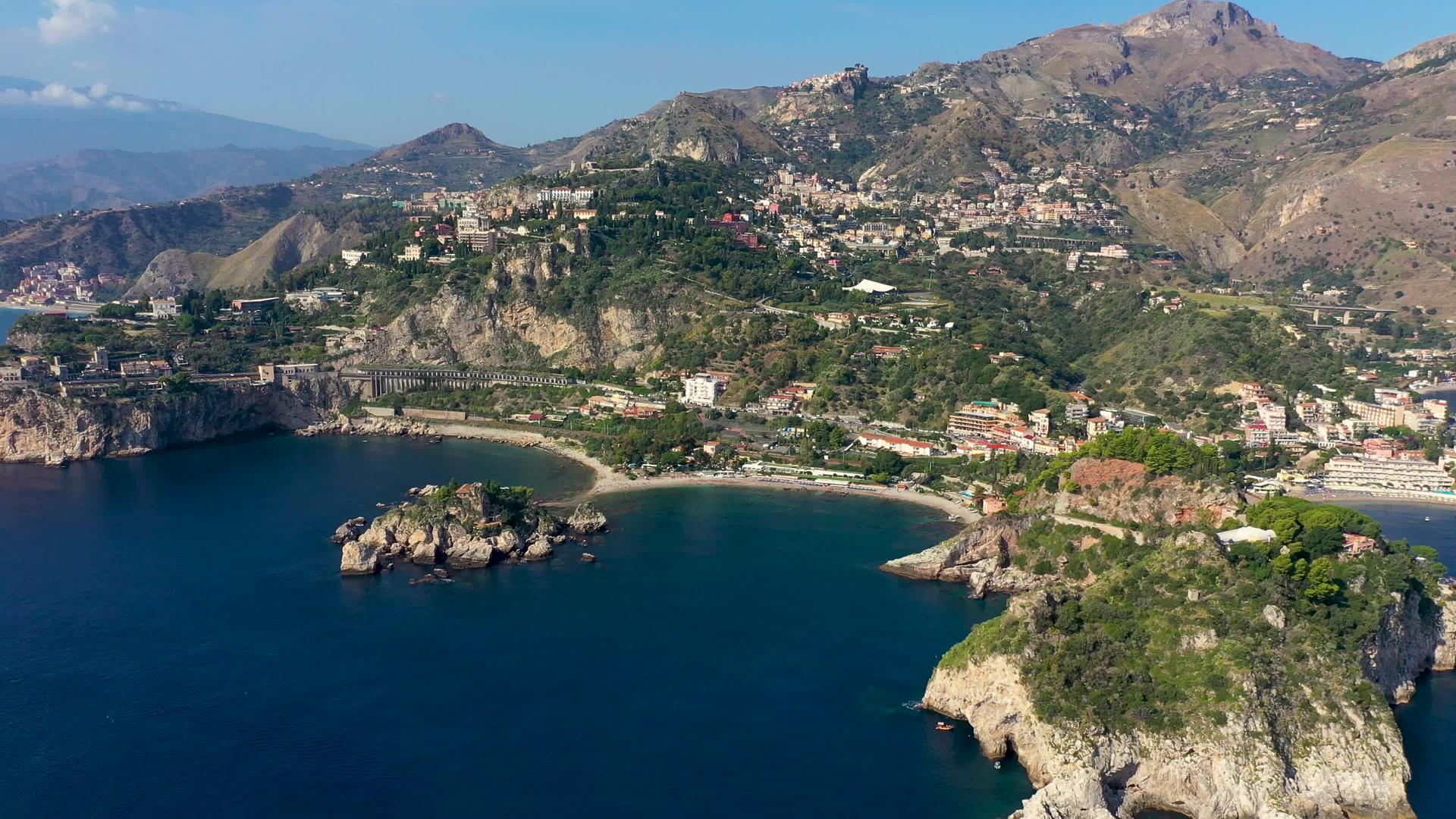 陶尔米纳是意大利西西里岛上的一座城市视频的预览图