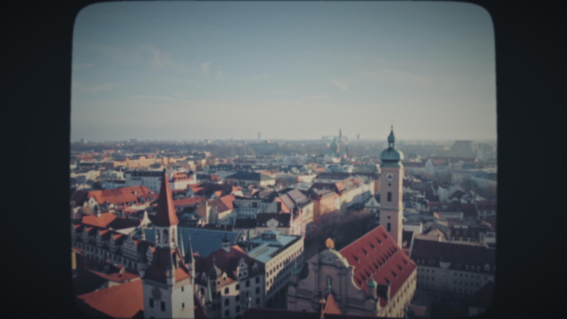 冬季慕尼黑的主要广场视频的预览图