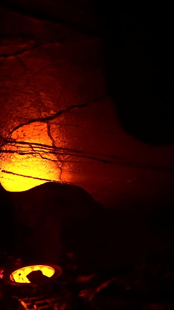 世界第二大溶洞湖北5A级旅游景区恩施利川腾龙洞石壁材料视频的预览图