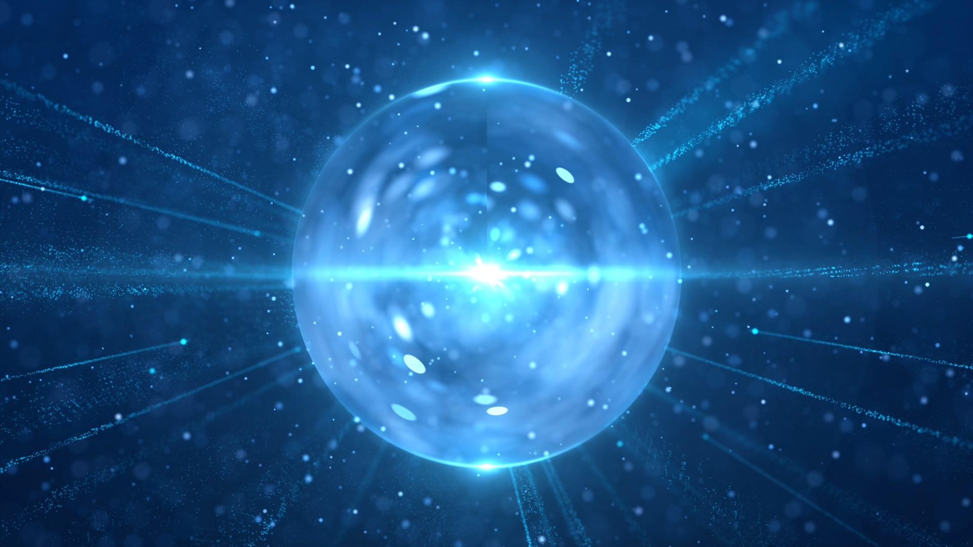 粒子光球背景视频的预览图