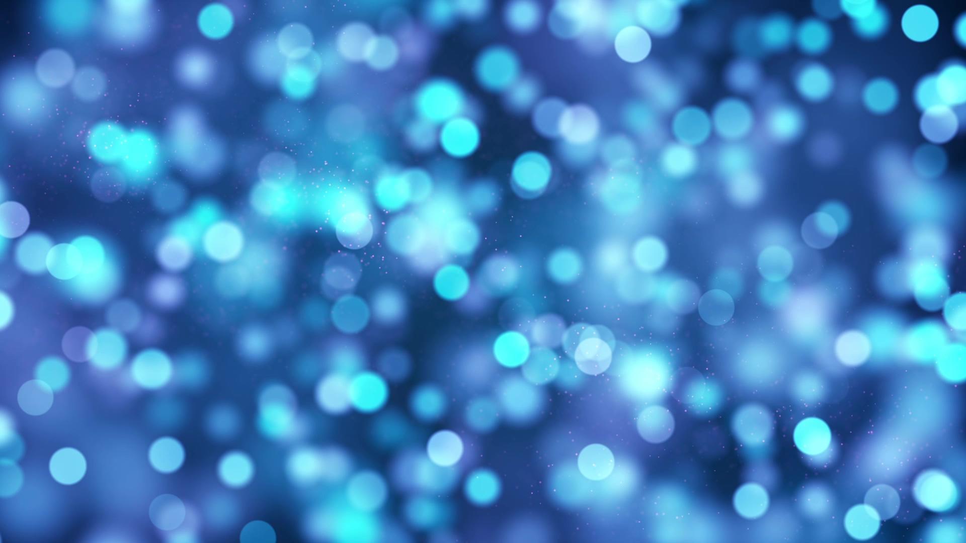 蓝色唯美粒子背景视频的预览图