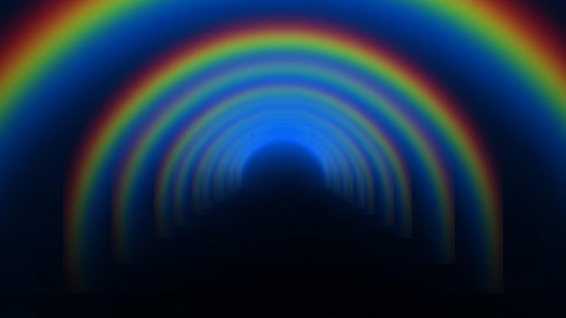 三维彩虹动画元素带透明度视频的预览图