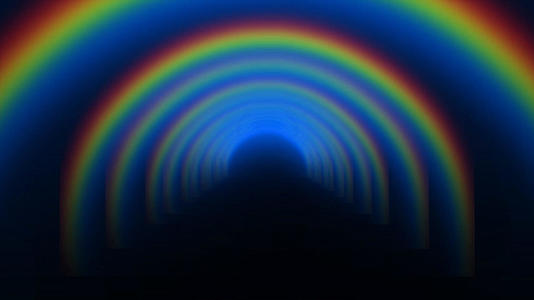 三维彩虹动画元素带透明度视频的预览图