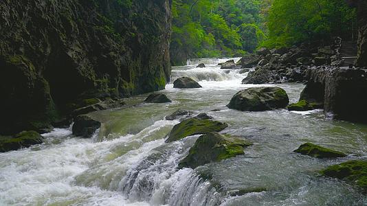 贵州黔南野瀑布视频的预览图