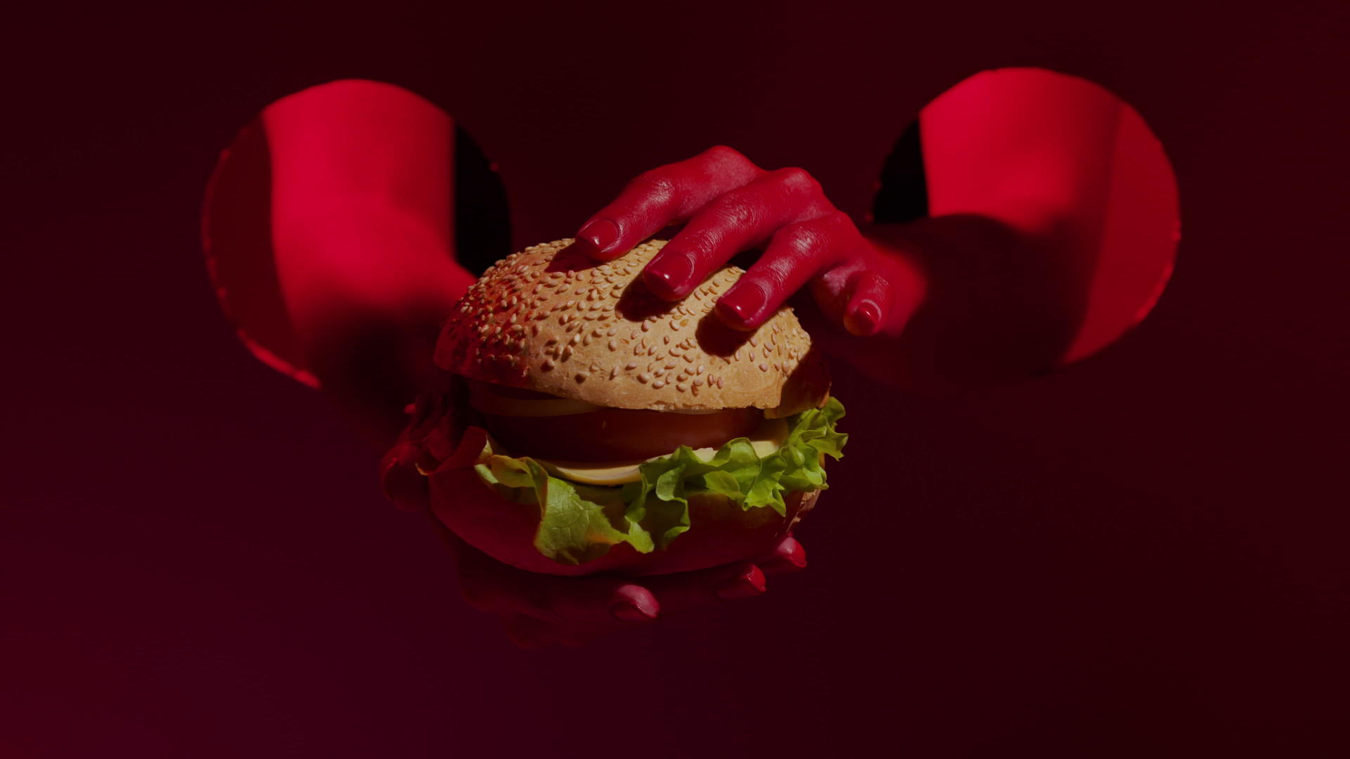 甜芝士汉堡视频的预览图