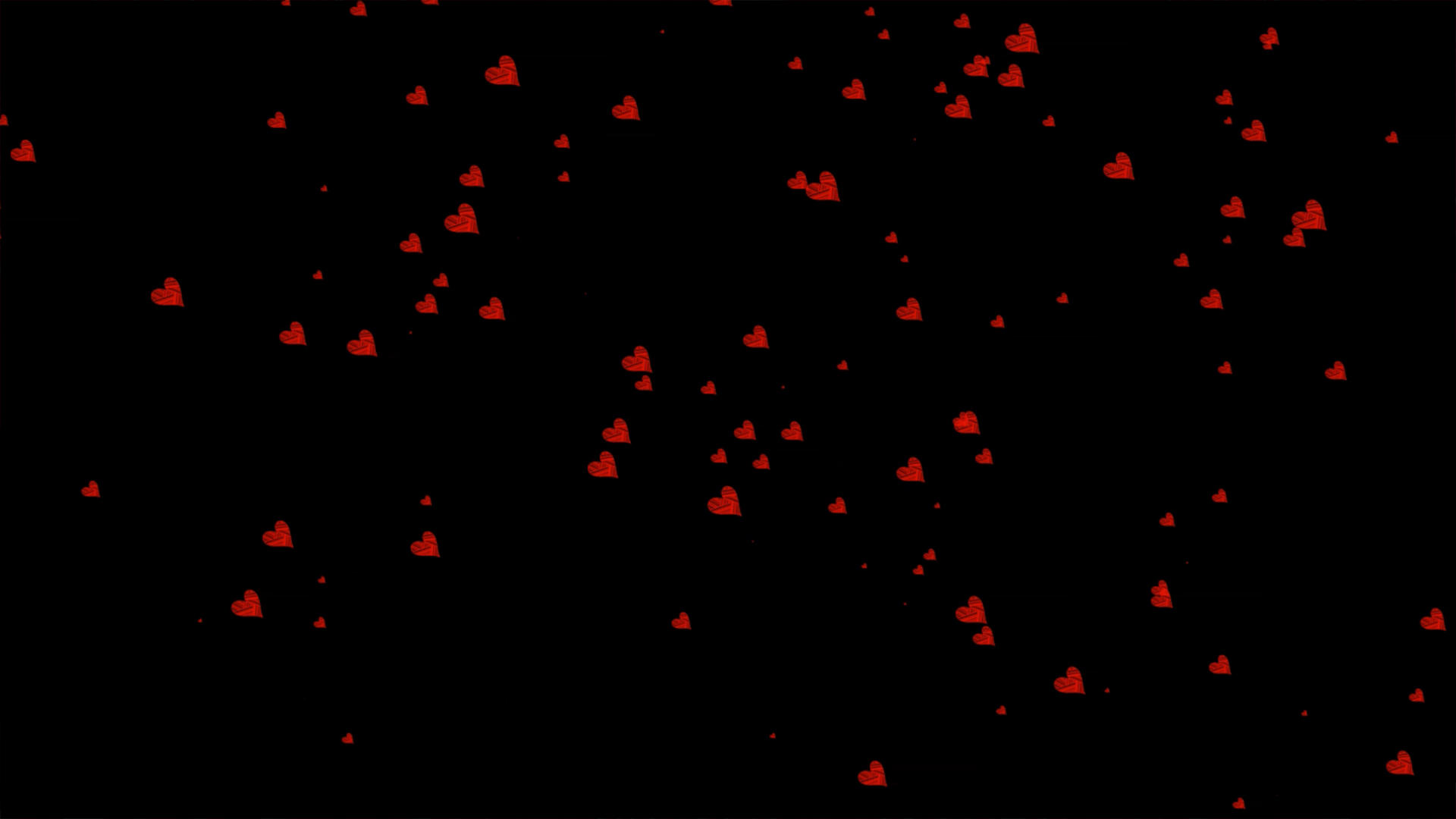 粒子红心动画元素带透明度通道视频的预览图