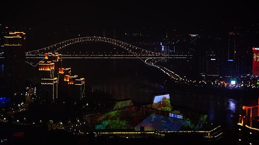 重庆大剧院夜景视频的预览图