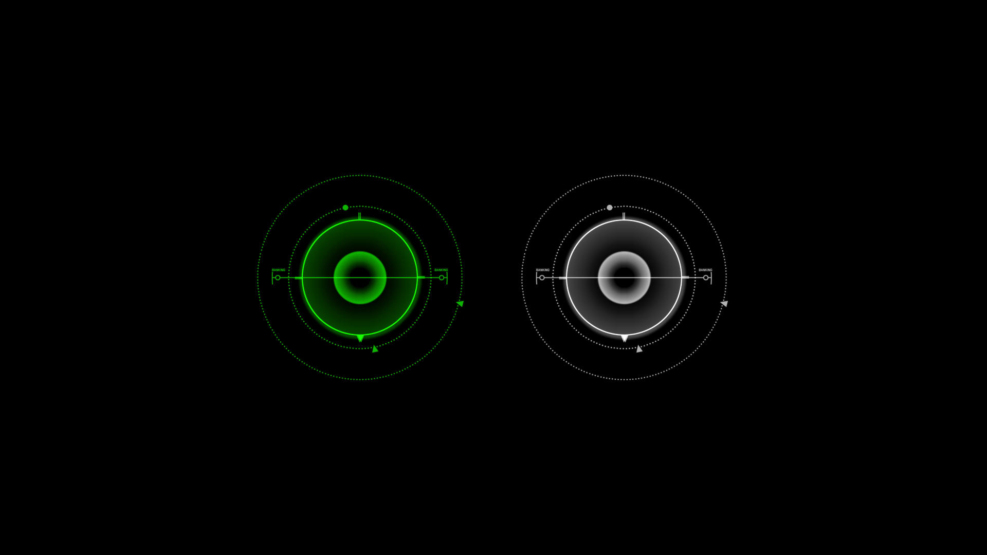 科技圆圈追踪旋转动画视频的预览图