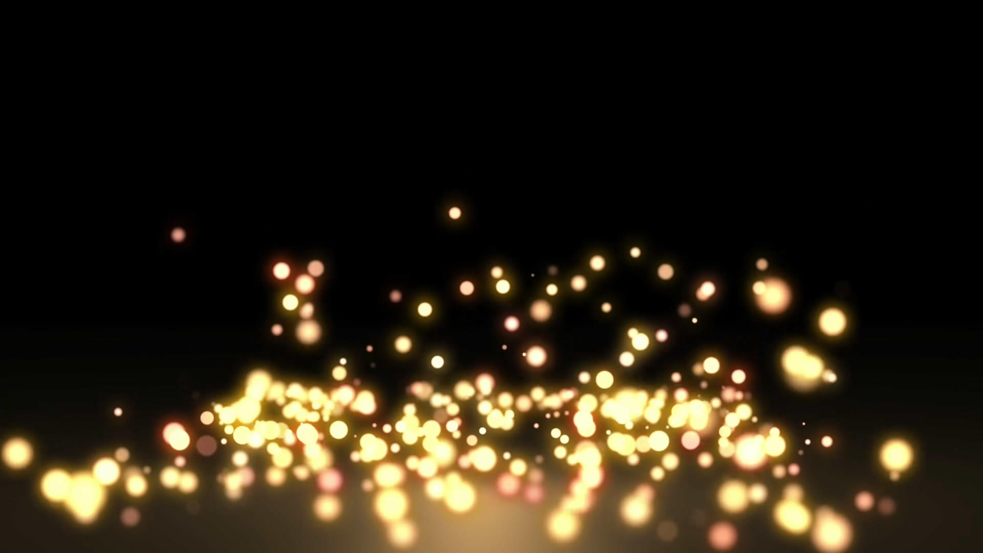 金色弹跳粒子视频的预览图