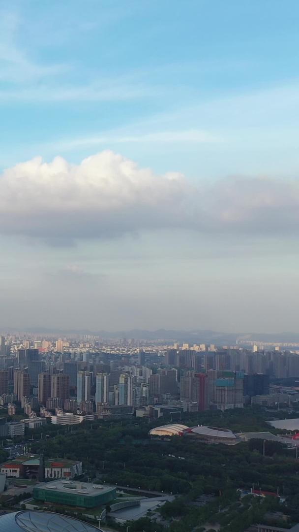 南京河西滨江CBD航拍城市建筑群视频的预览图