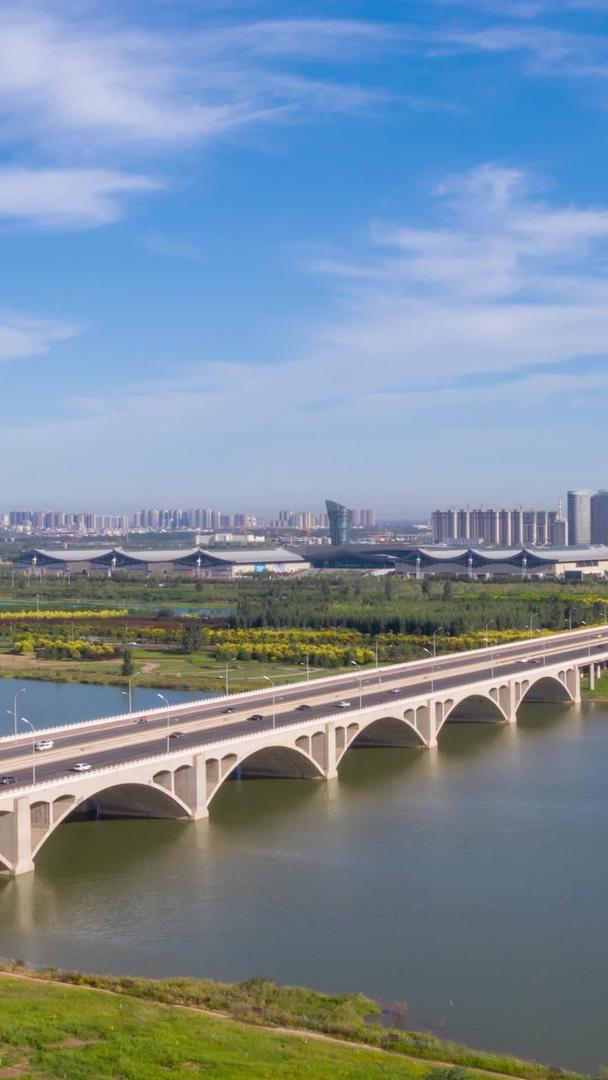 石家庄自贸区沱河大桥延迟拍摄视频的预览图