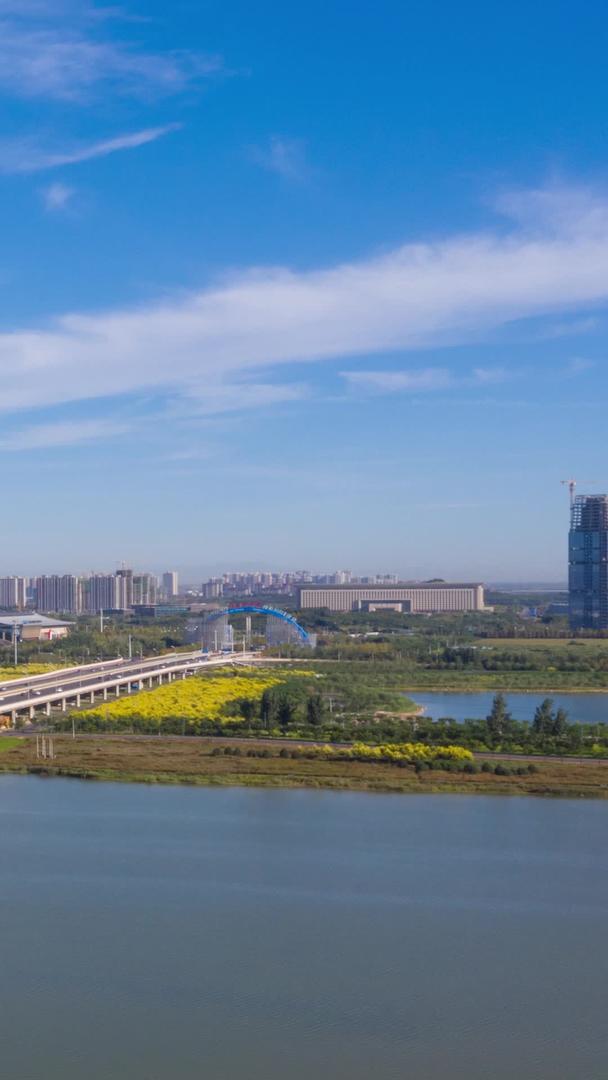 石家庄自贸区沱河大桥延迟拍摄视频的预览图