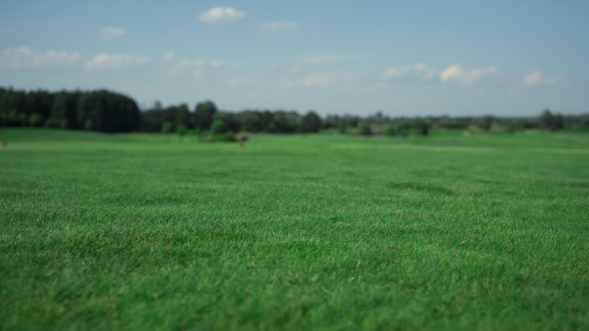 农村俱乐部的高尔夫球场景观视频的预览图