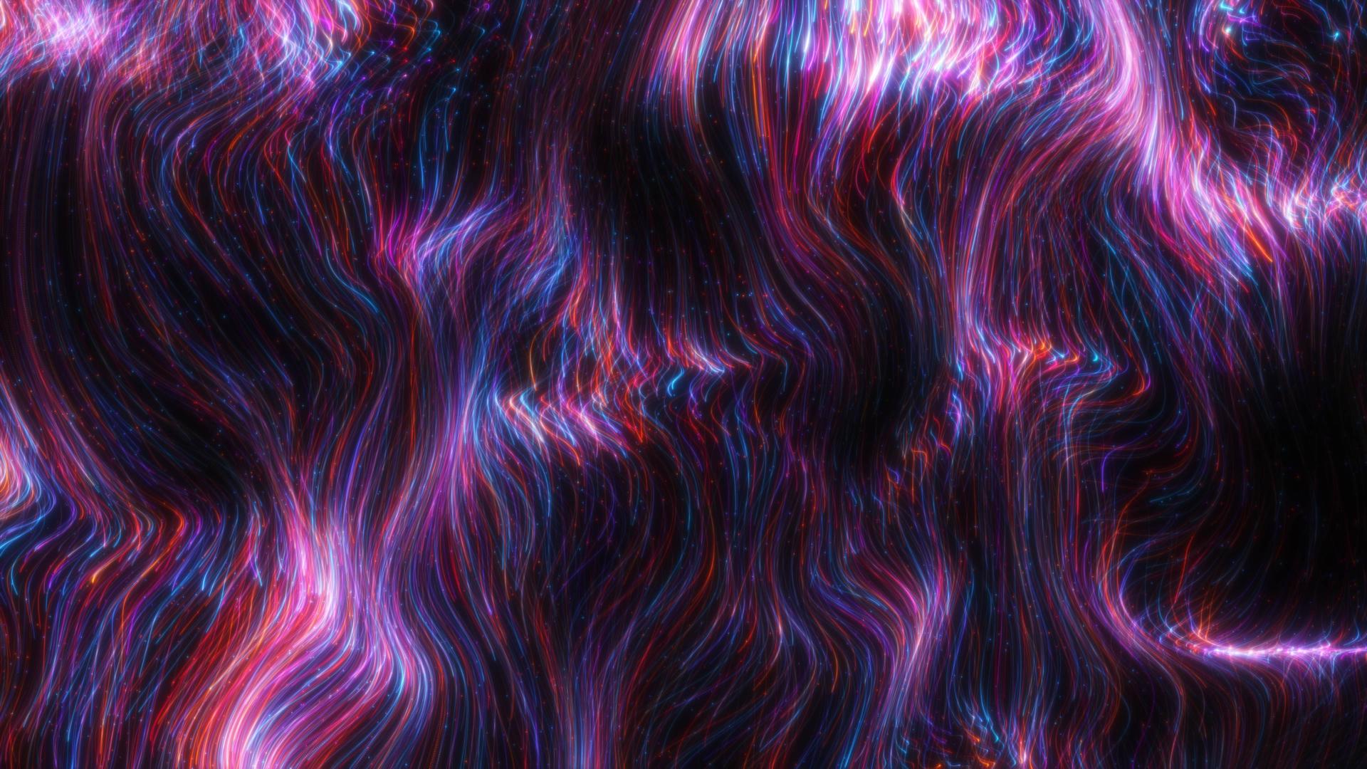 炫耀抽象概念粒子流体流光背景视频的预览图