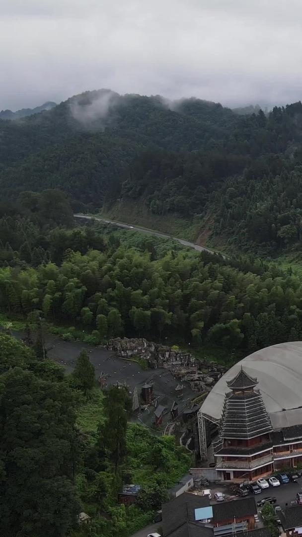 肇兴侗寨原生态风光航拍美丽视频的预览图