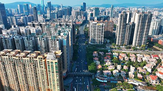 4k航拍广州猎德大道2022年最新广州交通车流视频的预览图