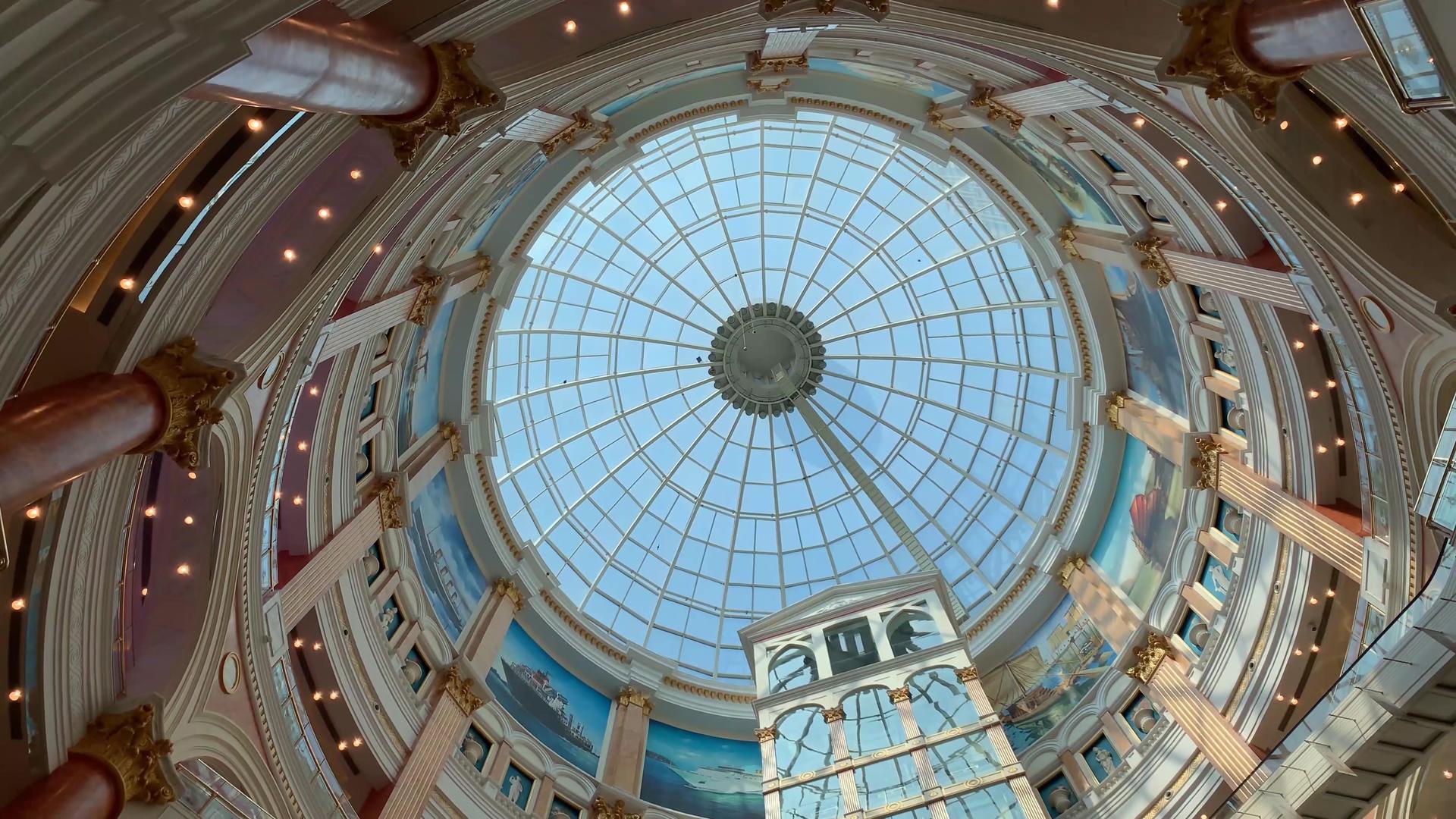 上海购物中心环球港穹顶视频的预览图