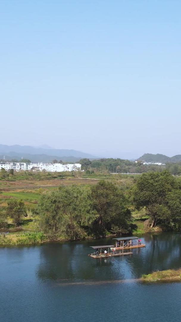 中国最美乡村风景江西婺源月亮湾旅游资料视频的预览图