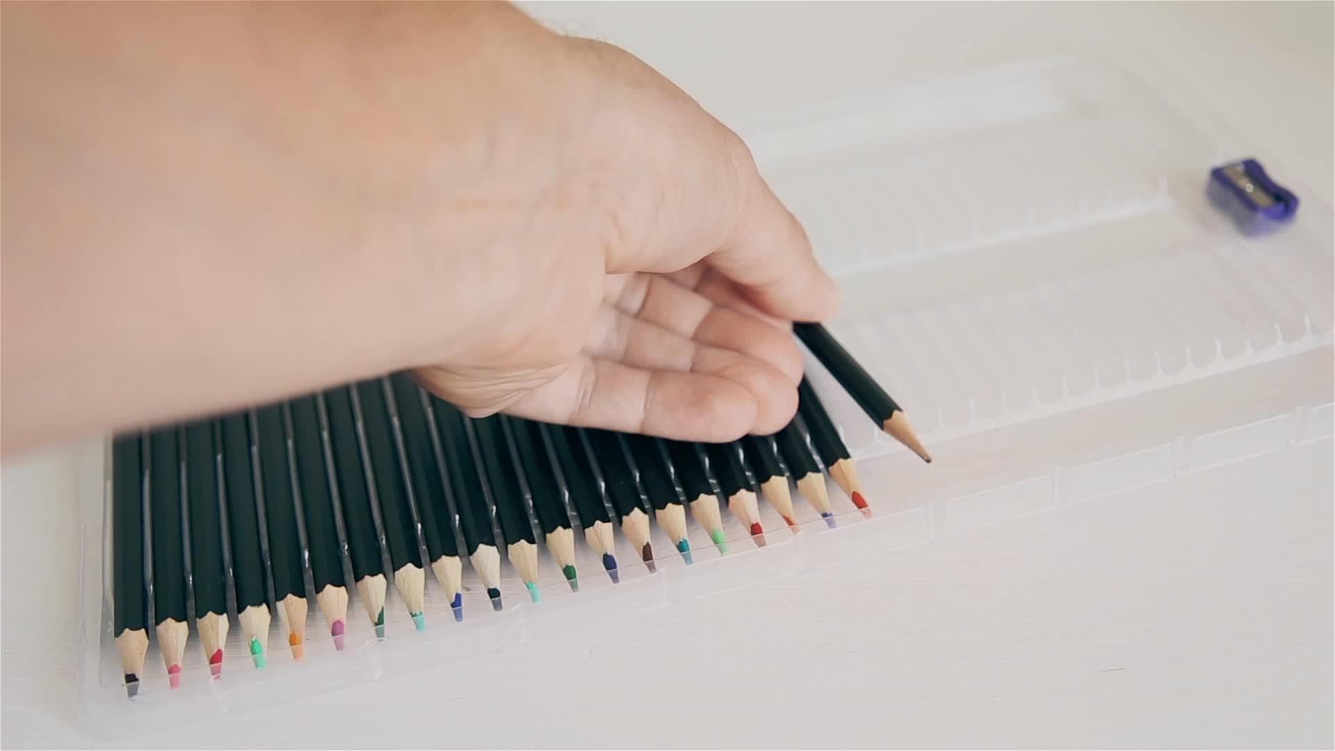 写彩色铅笔视频的预览图