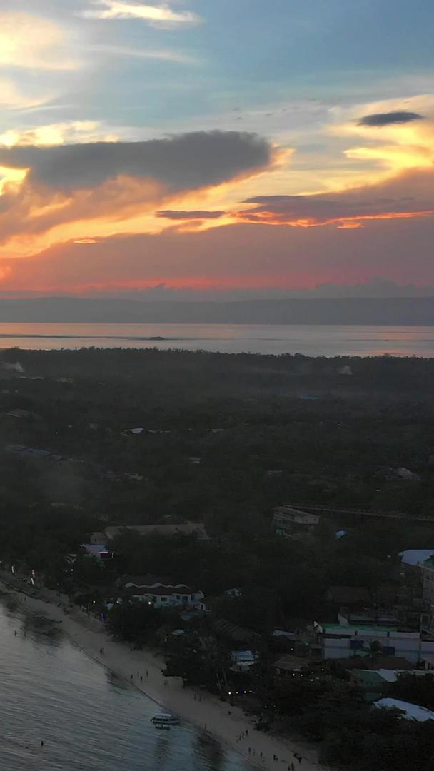 菲律宾薄荷岛日落自然海岛风景视频的预览图