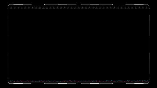 全息科技视频边框透明素材视频的预览图