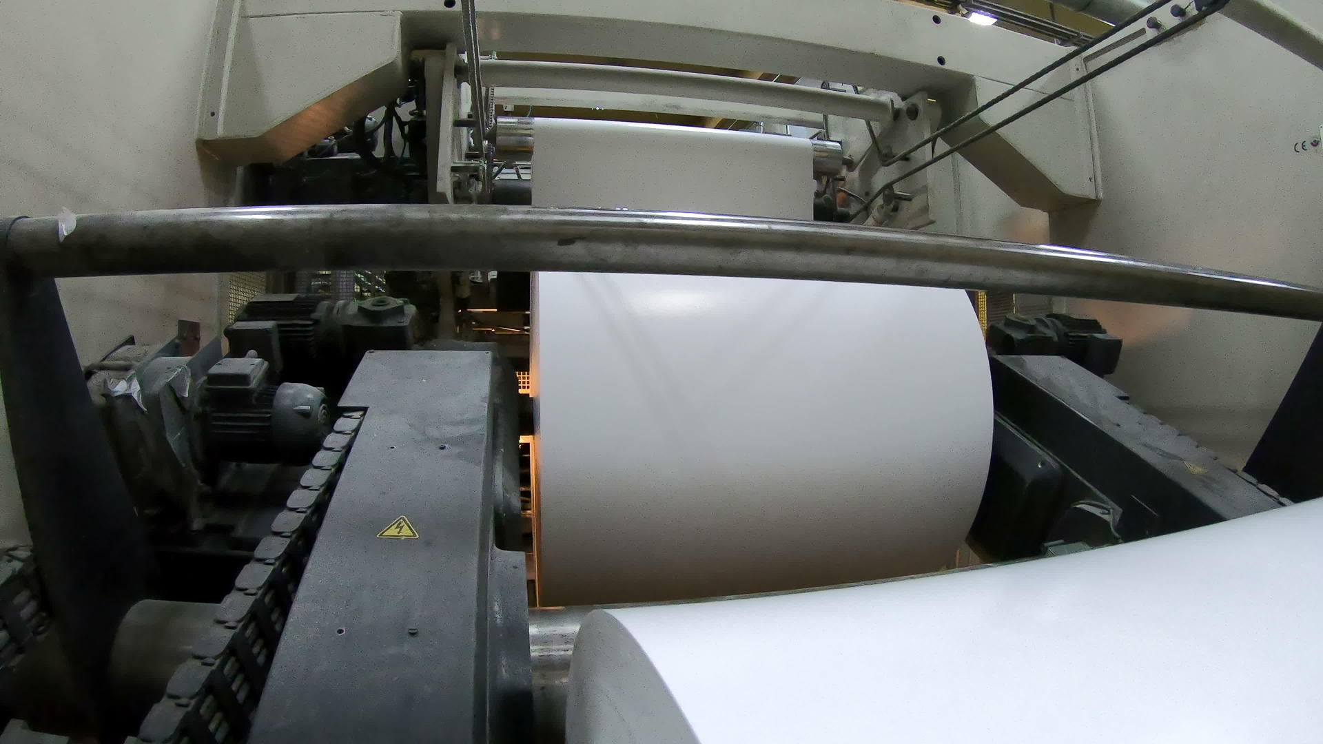 纸制造纸机二手资源加工纸回收利用大型企业印刷厂PM视频的预览图