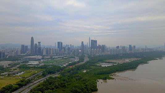 深圳城市CBD全景视频的预览图
