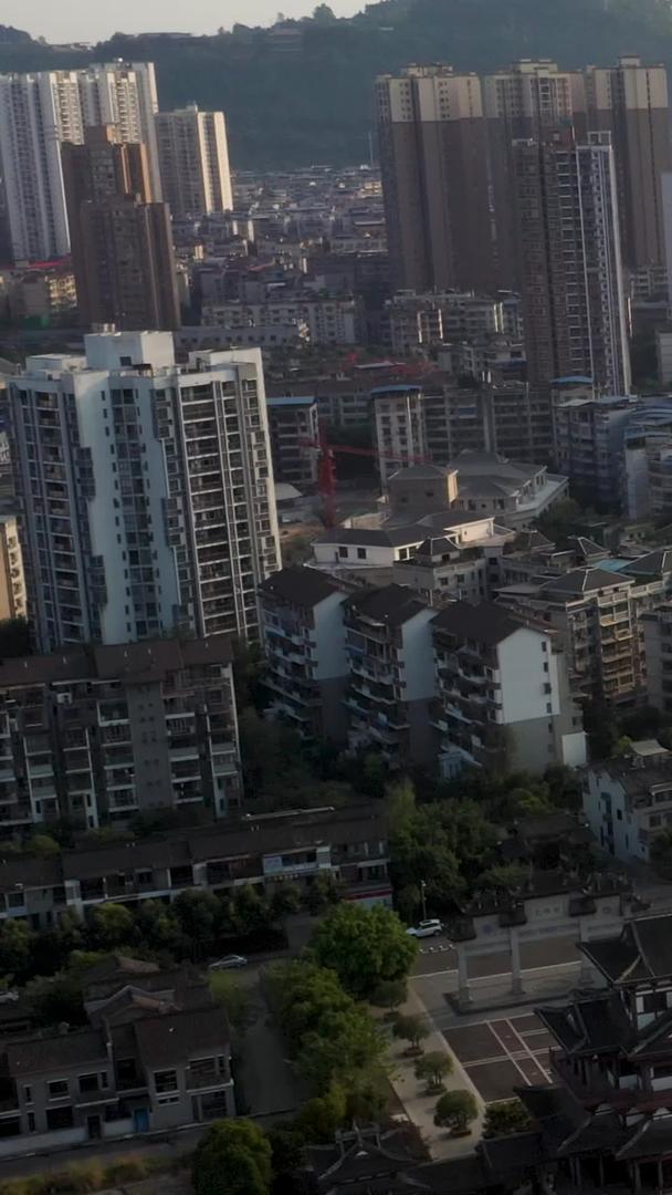 合川区文峰古街航拍素材视频的预览图