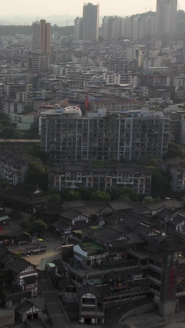 合川区文峰古街航拍素材视频的预览图